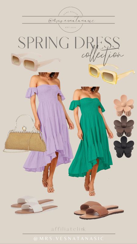 Spring dresses I am loving! Perfect for Easter, baby shower, as a wedding guest dress, vacation, and so much more! 

Ps. This dress comes in so many colors & sizes! 

Spring dress, white dress, pink dress, purse, hair clip, hair accessories, sunglasses, sandals, wedding guest dress, cocktail dress, spring dresses, Easter dress, vacation outfit, 

#LTKstyletip #LTKSeasonal #LTKshoecrush