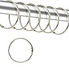 24 Pack Shower Curtain Rings,Rust Proof Shower Curtain Hooks for Bathroom,Circular Decorative Sho... | Amazon (US)