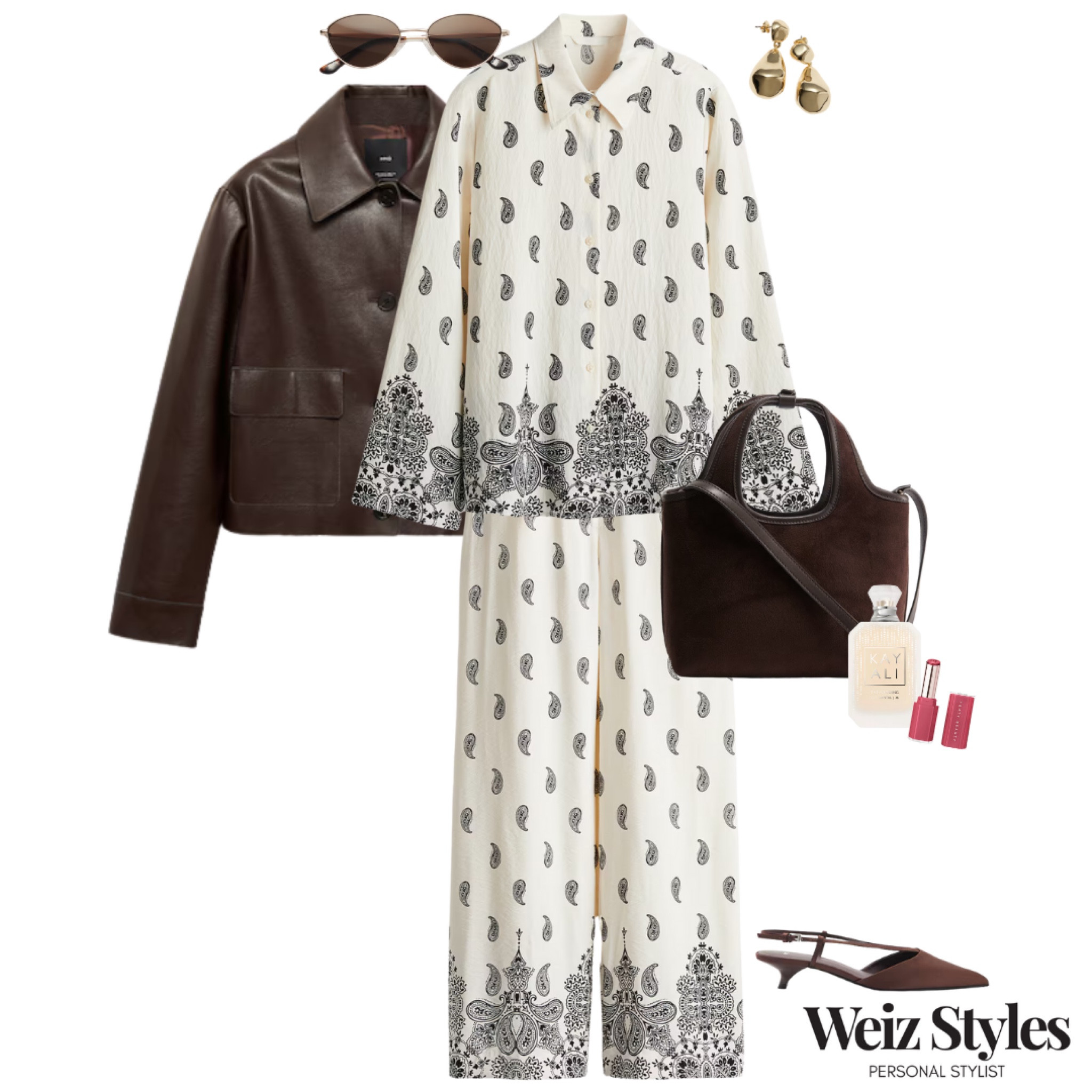 As we race through January, the fashion retailers are slowly starting to drop their Spring collections ✨ So, I couldn’t resist sharing how to style this fab co-ord with you 💃🏻

Head to www.weizstyles.com to find out how I can help you on your style journey 💖

Louise x

Personal stylist, styling, ootd, neutral aesthetic, London, Weiz styles, shopping, outfit of the day, uk, confident, handbag, bag, perfume, fragrance, lipstick, lip, elevate your style, feel good, flat lay, shopping, high street, designer, ltk, brown, flats, winter, 2025, virtual styling, kitten heel, two piece set, co ord, spring, trousers, paisley, pattern, all over print, monochrome, brown, ditsy, cool, chic, fun, elevated, feminine, edgy, winter, chic, womenswear, character, flamboyant, statement, January, brown suede, pink lippy, gold earrings, layers, stylish, trendy, trend, sunglasses, leather jacket, cropped, collar, short, comfy, comfortable

#LTKtravel #LTKuk #LTKstyletip