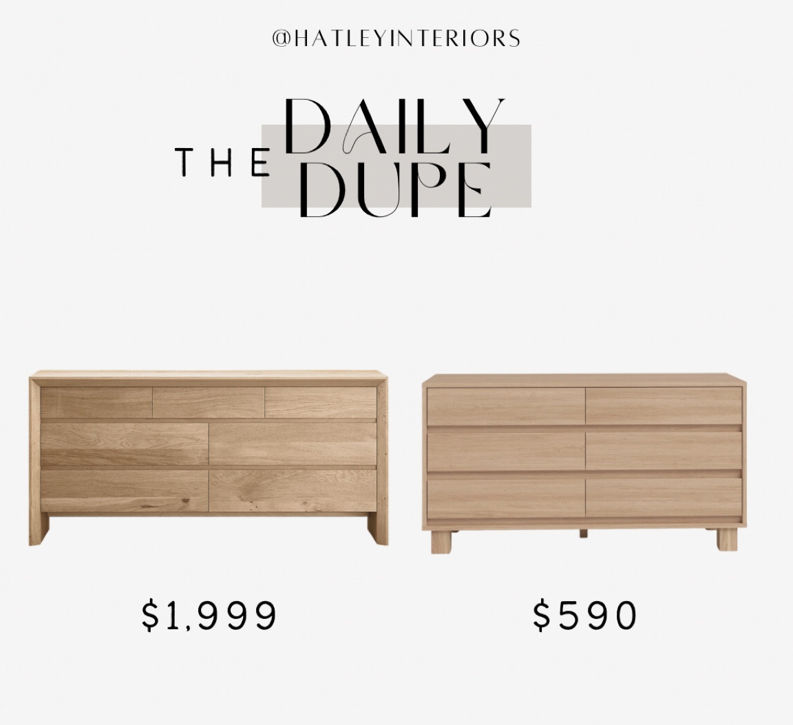today’s daily dupe!

crate & barrel baja dresser dupe, light wood dresser, low wide dresser, modern dresser, bedroom dresser, designer dupe, look for less, bedroom decor, bedroom furniture 

#LTKhome