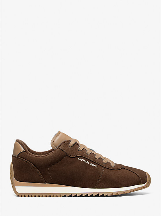 Rhodes Two-Tone Suede Trainer | Michael Kors US
