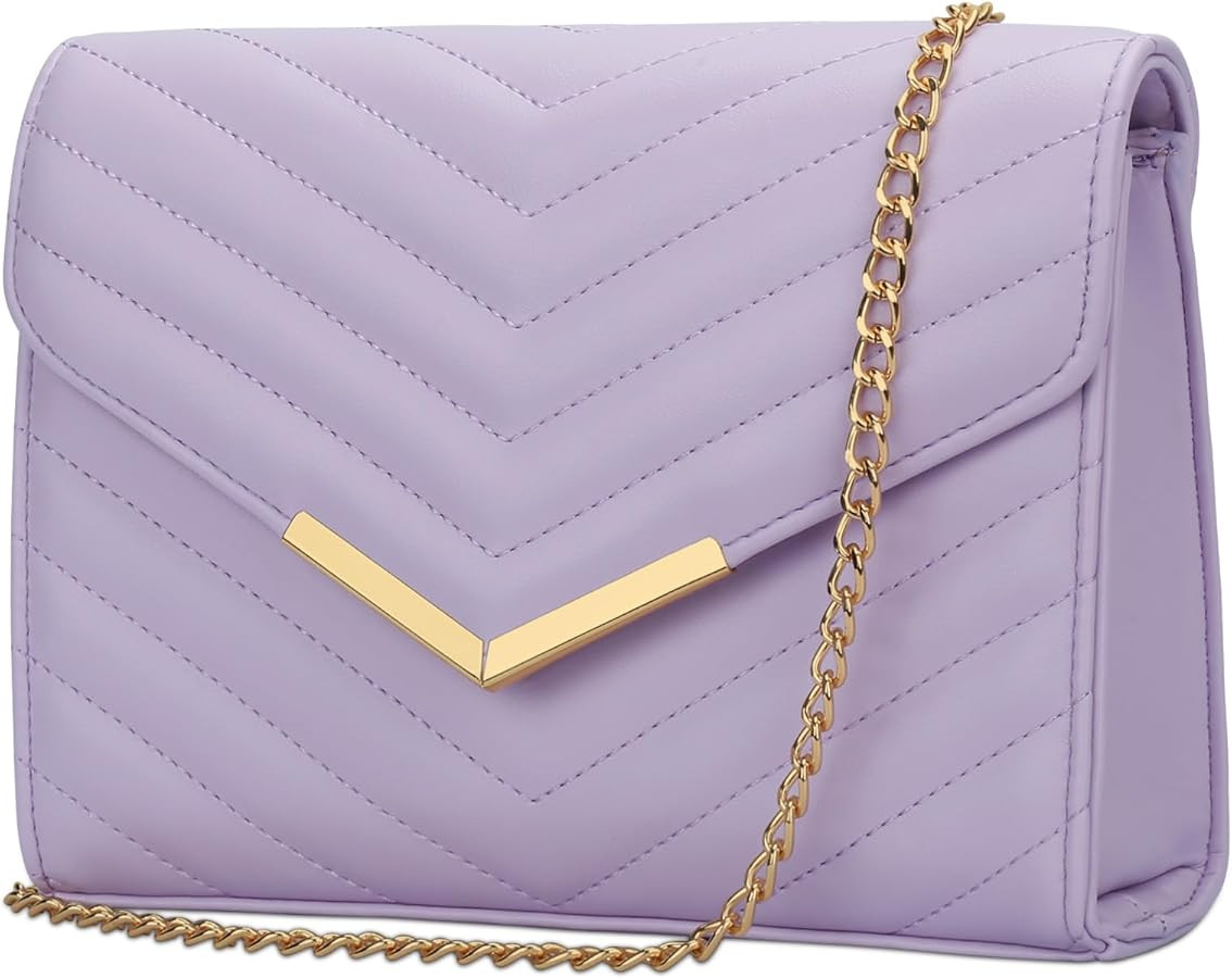 KKXIU Women Formal Vegan Leather Evening Envelope Clutch Purses and Handbags for Party Wedding Pr... | Amazon (US)