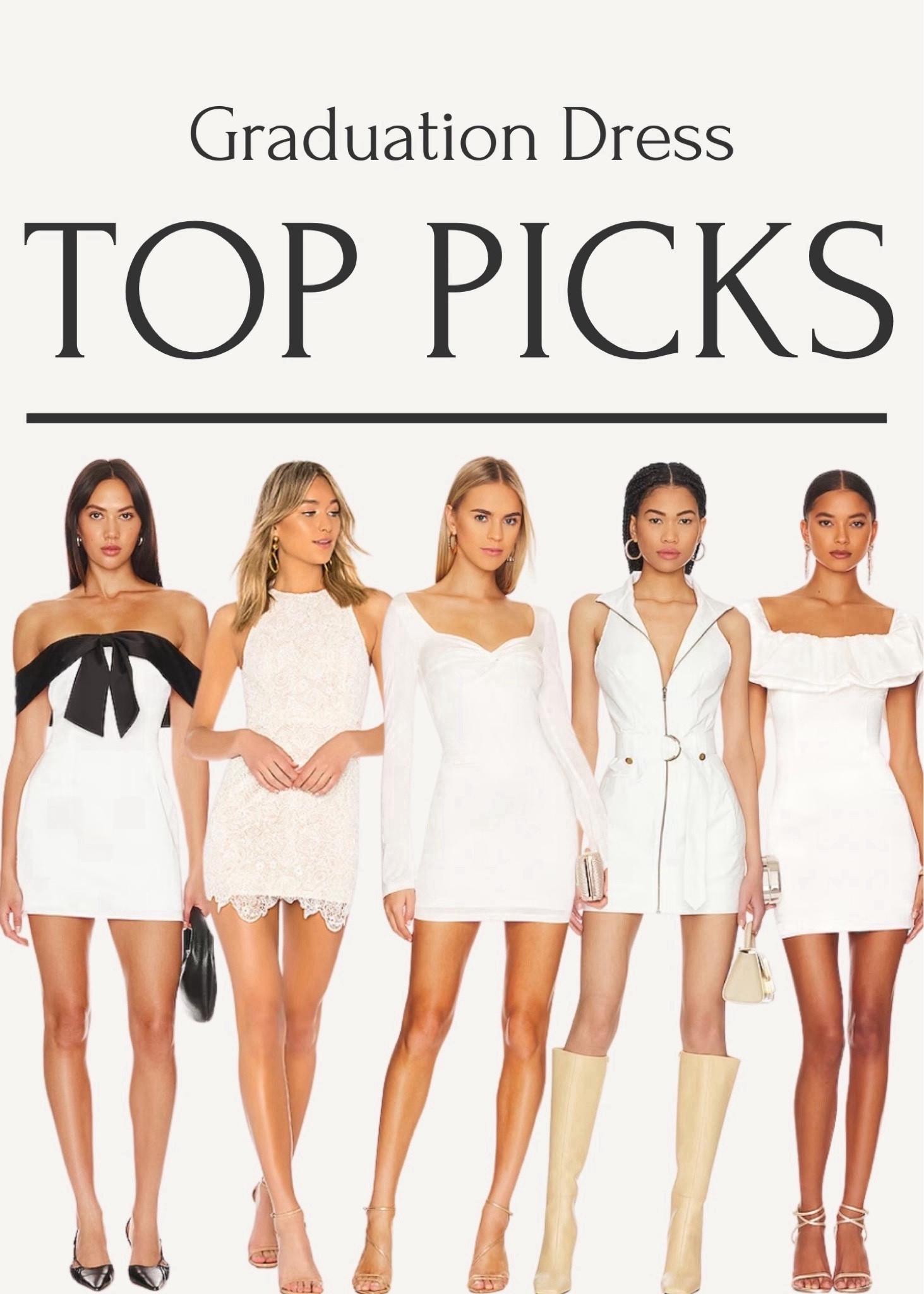 Graduation dress!! White dress, lace dress, graduation, grad dress, white lace dress, mini dress, midi dress, long dress, cap and gown, grad season, black dress, black lace dress, mini white dress 

#LTKMostLoved #LTKfindsunder100 #LTKU