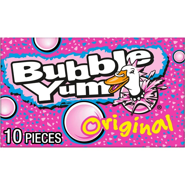 Bubble Yum Original Flavored Chewy Bubble Gum, Pack 2.82 oz | Walmart (US)