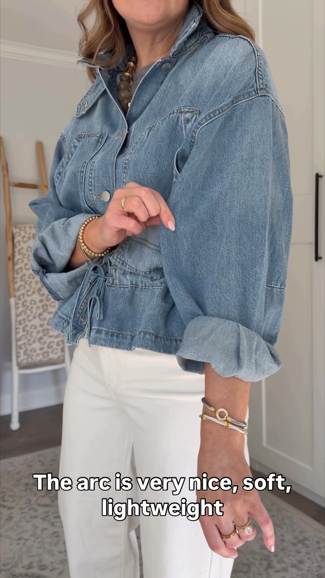 The Target design team definitely deserves a raise. These white jeans might be the BEST white jeans I’ve ever put on. The look so much like Mother jeans - elongating, booty lifting, high rise, comfortable, not see through AT ALL. And even better…they’re just $28. Definitely size up! This cinch waist denim jacket is also designer inspired and is made of the softest lightweight denim. I also found a couple of elevated basic tees that I honestly cannot believe are from Target and some trendy spring/summer accessories that won’t break the bank👏🏼🙌🏼

Target mini haul, what to buy at Target, spring trends 2026, elevated casual style, Target must haves, chic casual over 40 style
#trendy #viral



#LTKSaleAlert #LTKOver40 #LTKootd