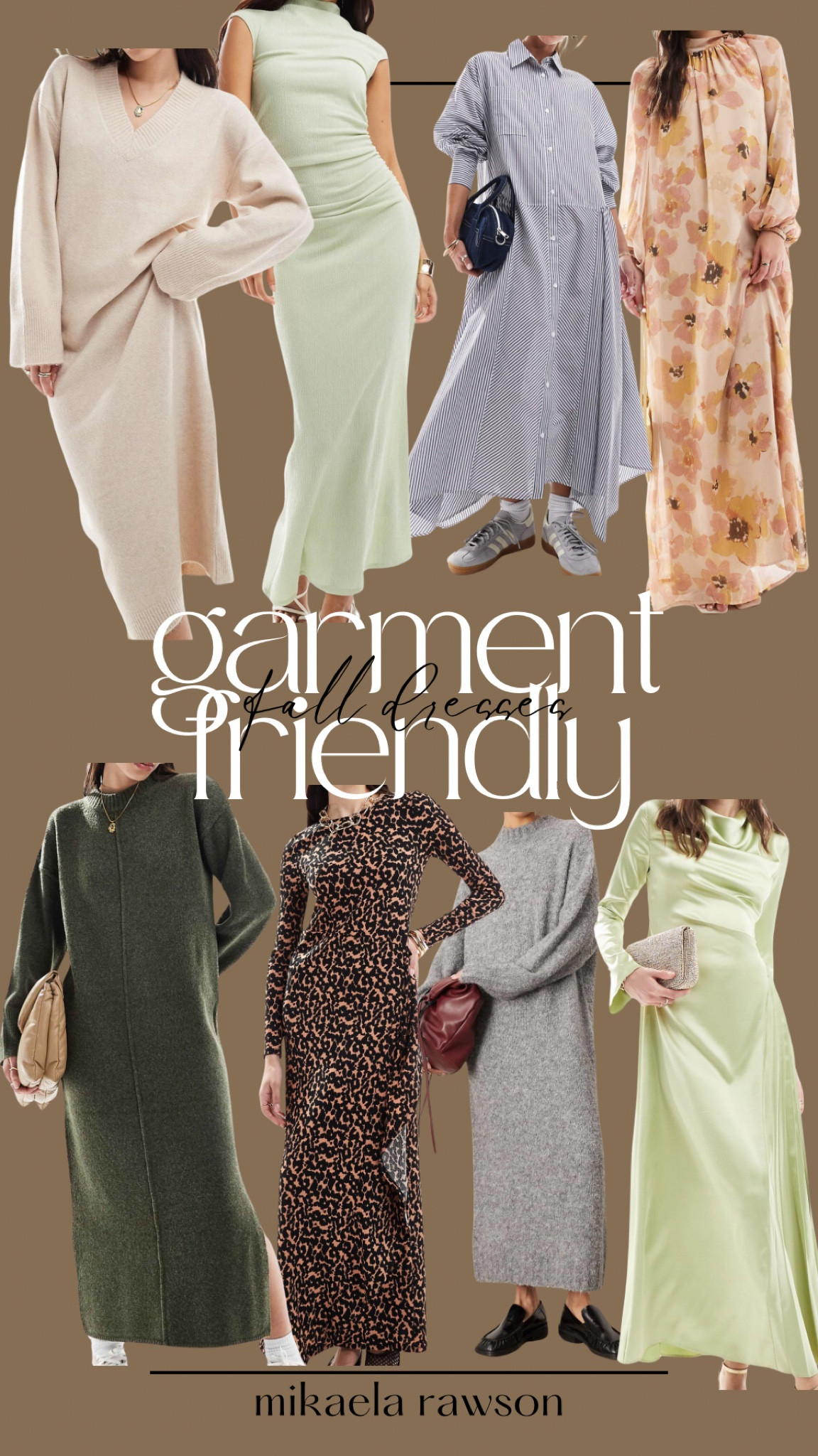 ✨GARMENT FRIENDLY✨ fall dresses from ASOS 🤎

#LTKSeasonal #LTKBeauty #LTKStyleTip