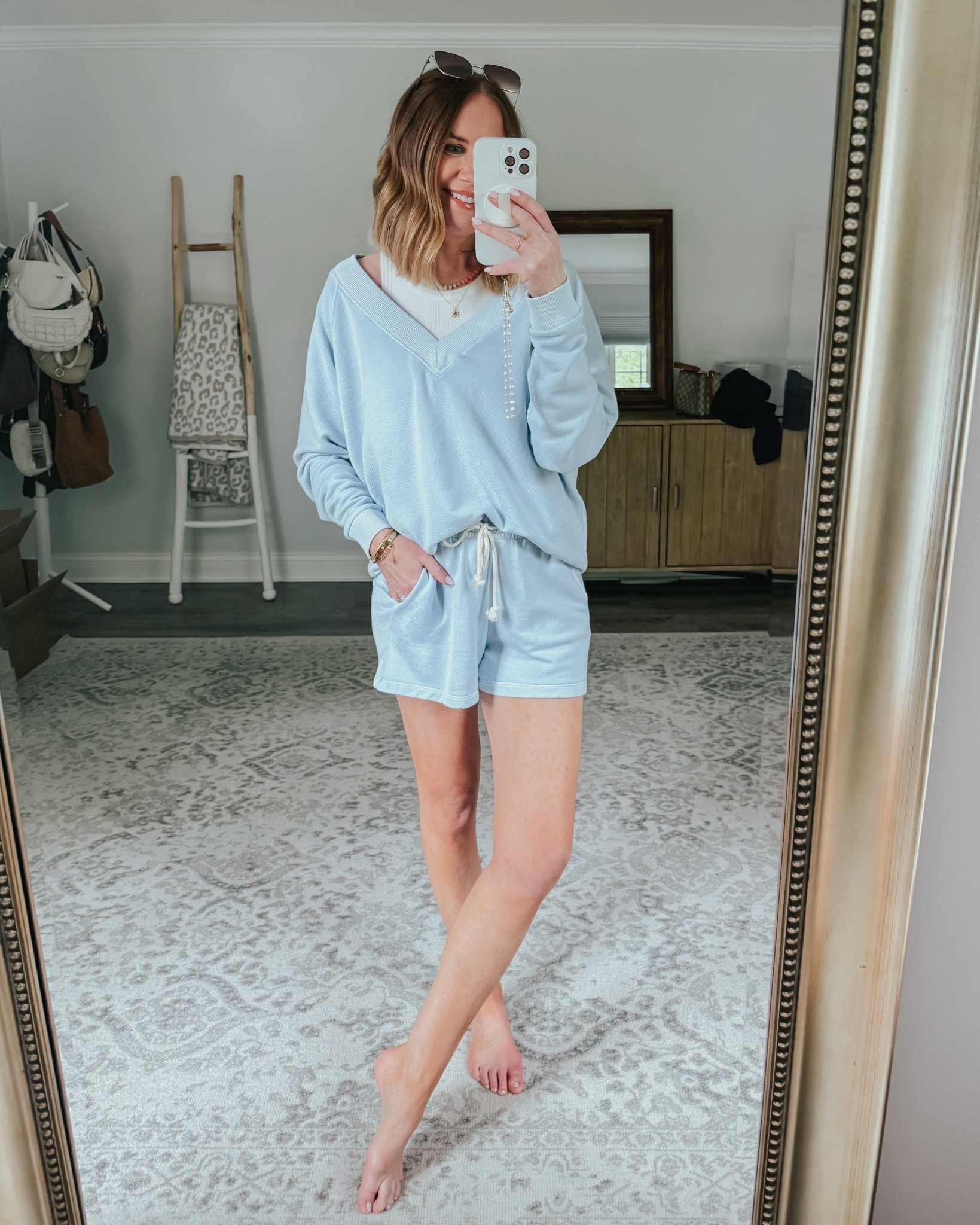 Love this super soft matching set! Reminds me of Aerie!

#LTKFindsUnder50 #LTKStyleTip #LTKSeasonal