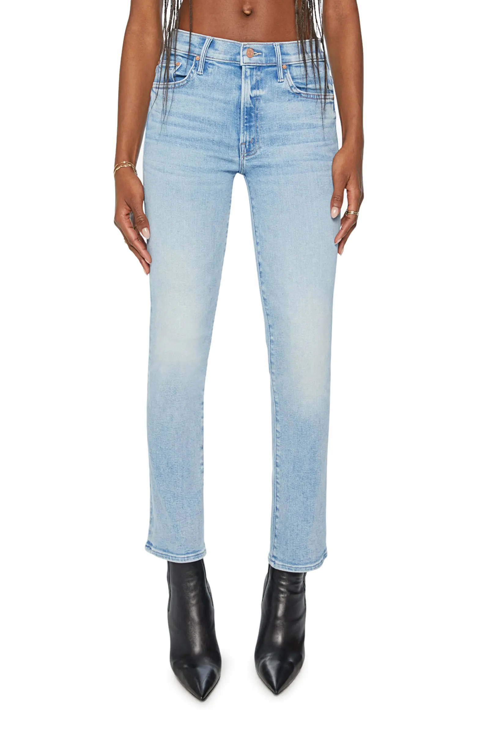 The Insider Crop Straight Leg Jeans | Nordstrom
