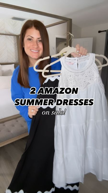 2 Amazon Summer Dresses you are going to love! And they are both currently on sale! What do you like best: maxi, midi or mini? 

Follow me for more affordable fashion and Amazon finds! 

Wearing a size small in both! 

Use codes:
Ric Rac Maxi- 302CL25F for 30% off though 4/25
Crochet mini- 30VTCR4Vfor 30% off through 4/25

#LTKstyletip #LTKfindsunder50 #LTKsalealert