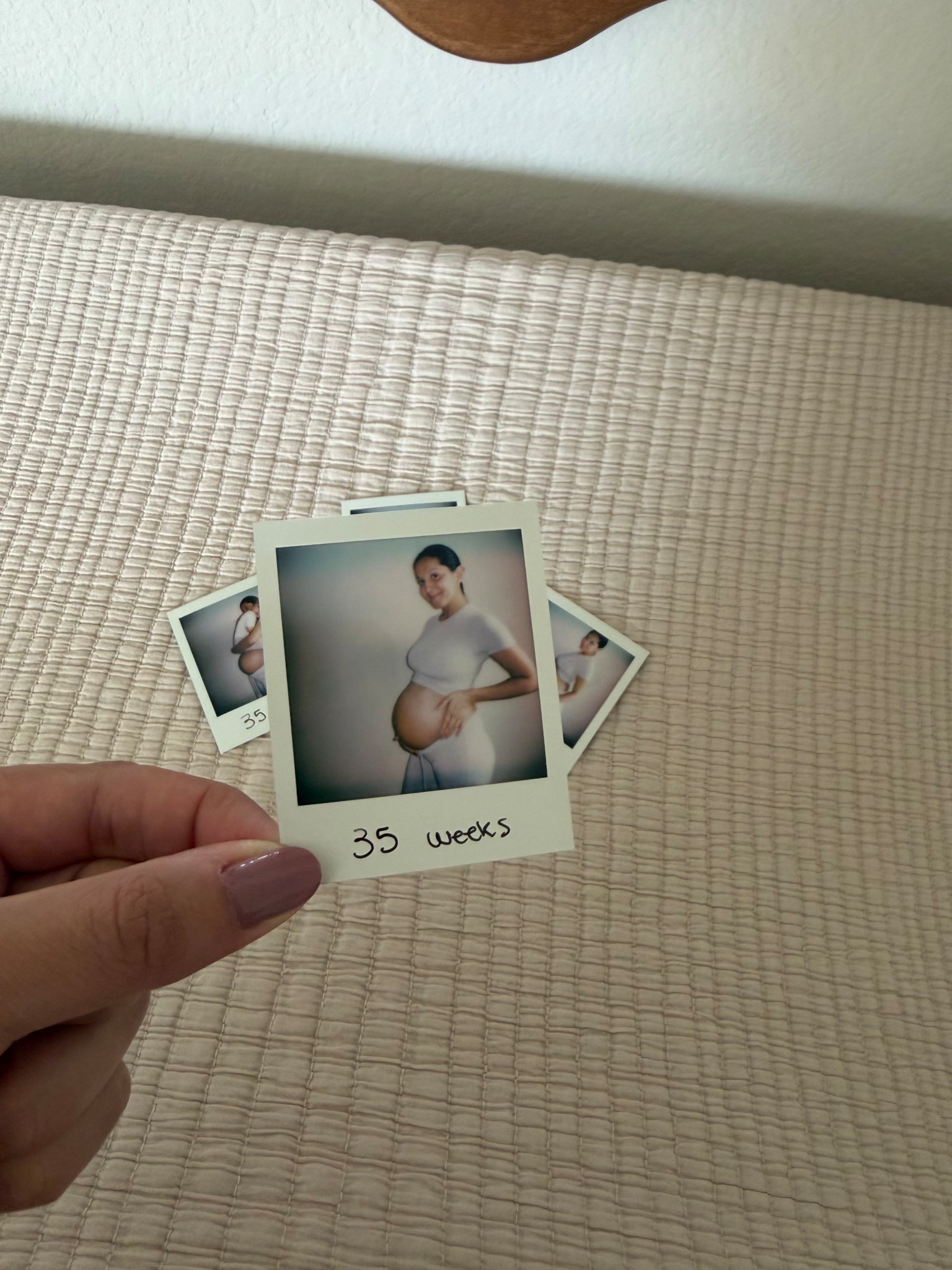 Polaroid Pregnancy photos are so cute. 

#LTKpregnancy #LTKdressthebump #LTKloungingset 