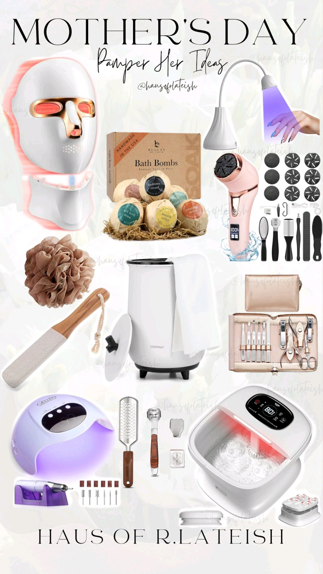 Mother's day is right around the corner! If you're a DIY girly like myself, here's a few goodies to add to her pamper basket. #MothersDay #PamperHer #GiftIdeas #SelfCare 

#LTKmomlife #LTKSaleAlert #LTKBeauty