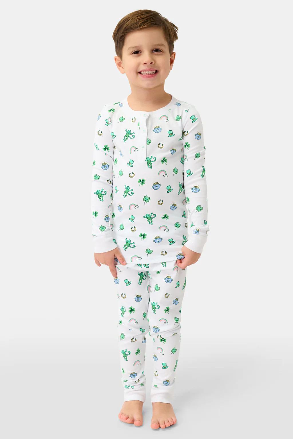 Kids Luck O' The Monkey Pajamas | Roller Rabbit