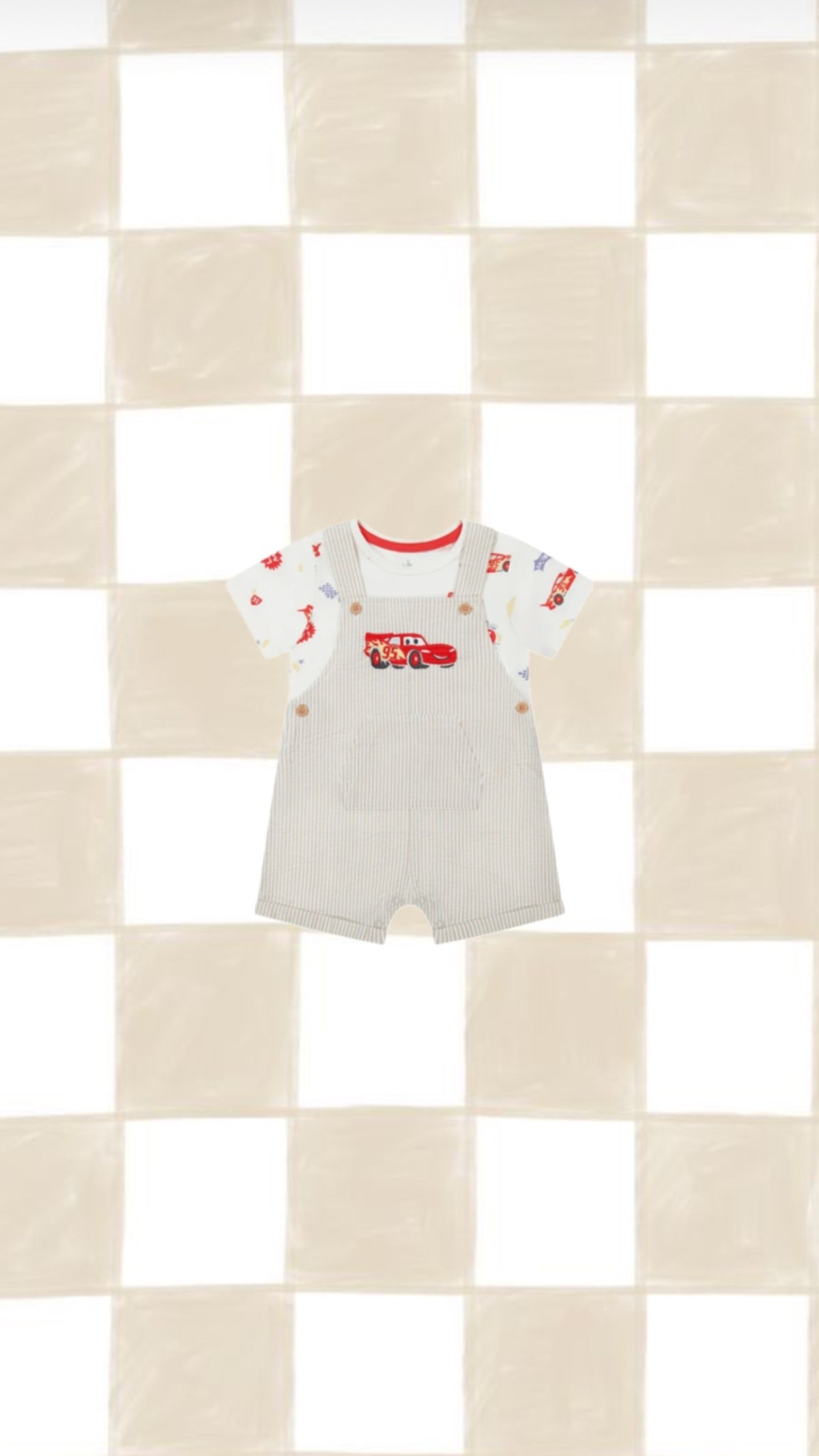 Baby overalls LMQ set ⚡️🚘🏁