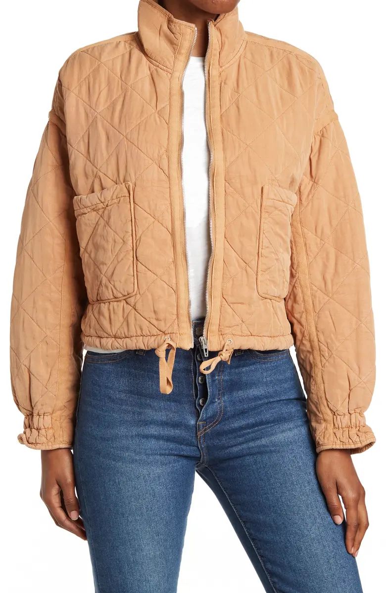 Cropped Quilted Jacket | Nordstrom Rack
