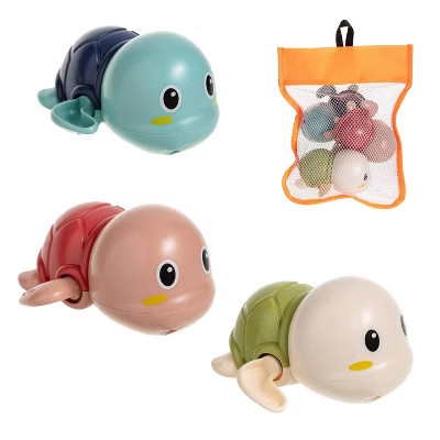 Floating Turtle Bath Toys for Toddlers 1-3, Wind-Up Swimming Toys for Boys Girls, Fun Cute Baby Pool Toys Safe and Durable Bathtub Water Toys, 3-Pack | Target