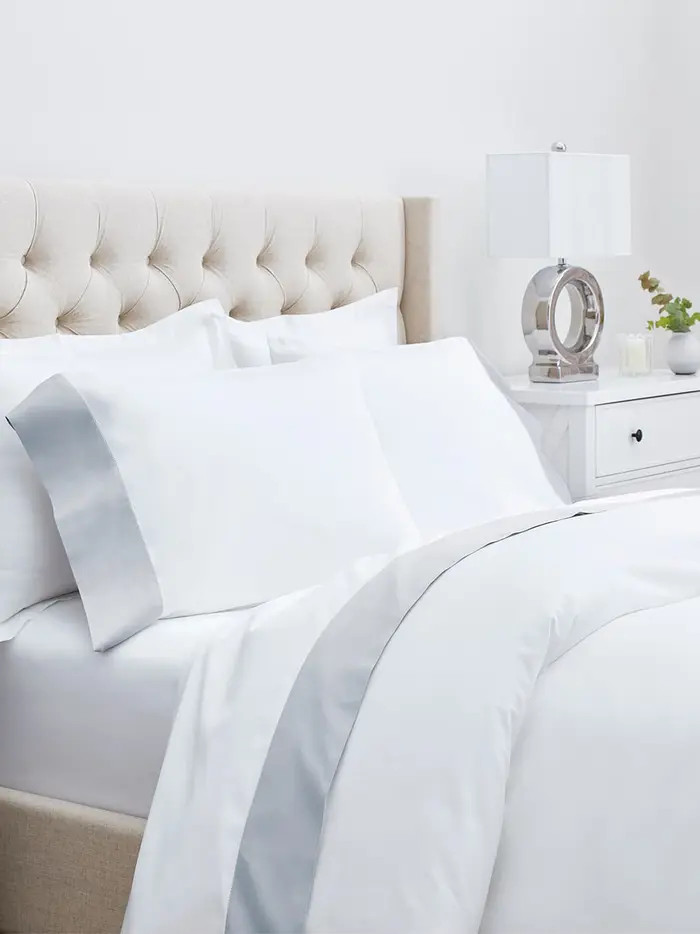 Boll & Branch Signature Colorblock Sheet Set | Nordstrom | Nordstrom