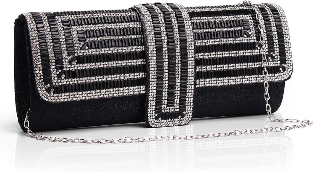 Labair Evening Bag and Clutches for Women Sparkly Clutch Purse with Rhinestones Wedding Party Bri... | Amazon (US)