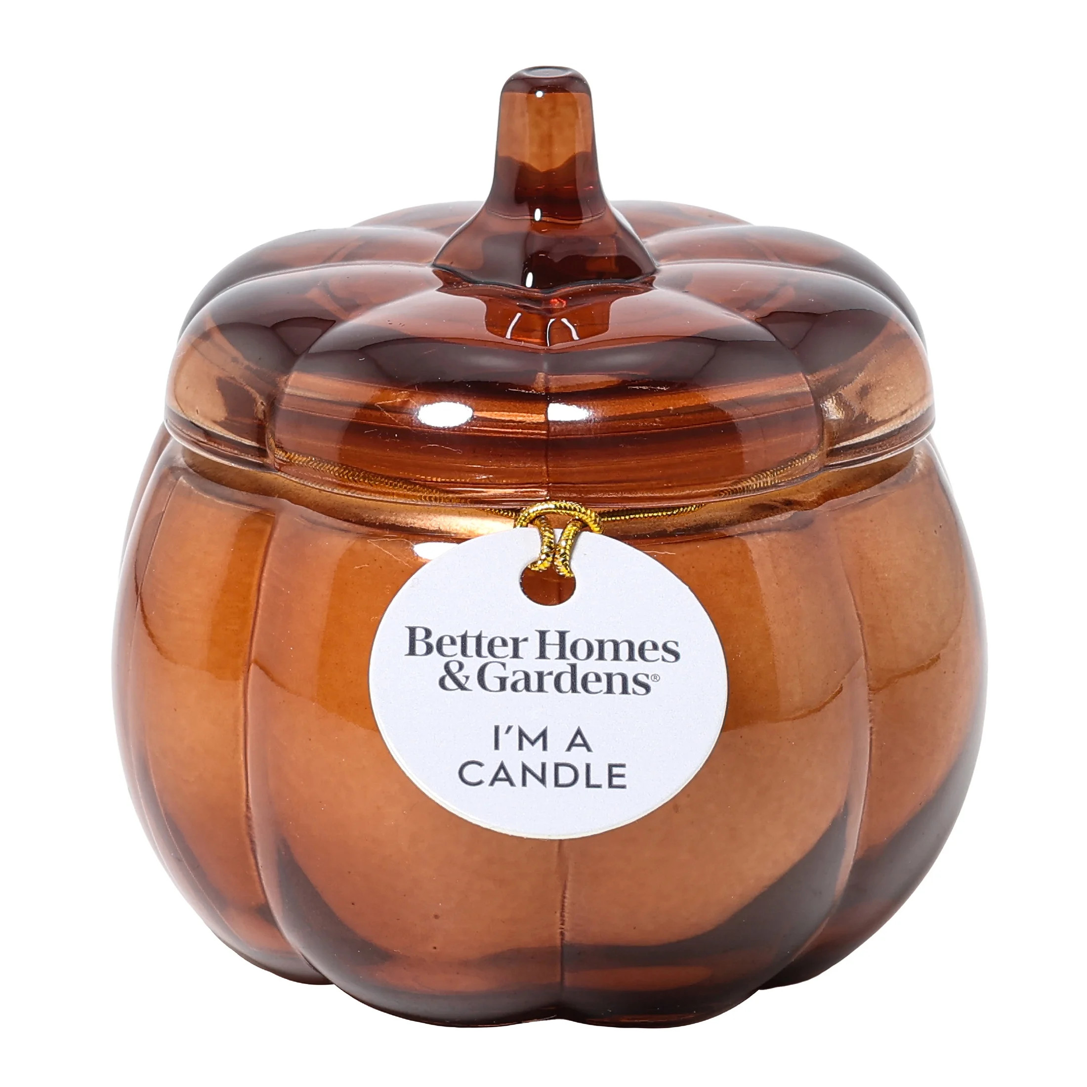 Better Homes & Gardens Farm Apple Pumpkin Scented 1-Wick 5 oz Pumpkin Jar Candle | Walmart (US)