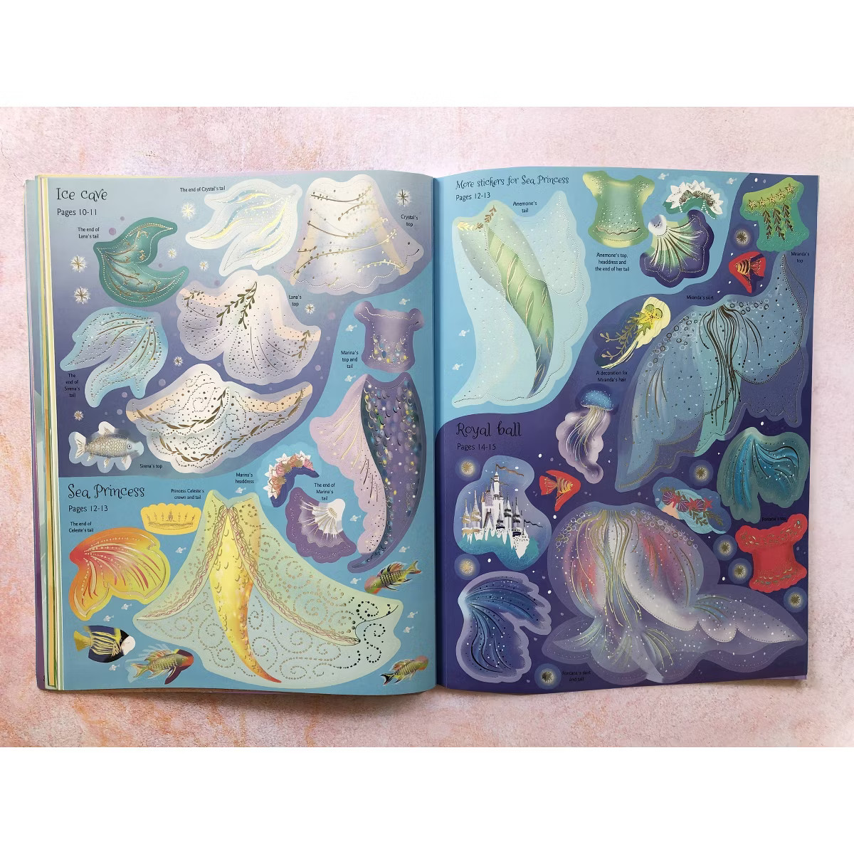 Sticker Dolly Dressing Mermaids - by  Fiona Watt (Paperback) | Target