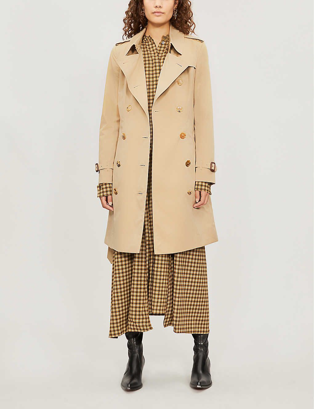 BURBERRY
          
          The Chelsea Heritage cotton-gabardine trench coat | Selfridges