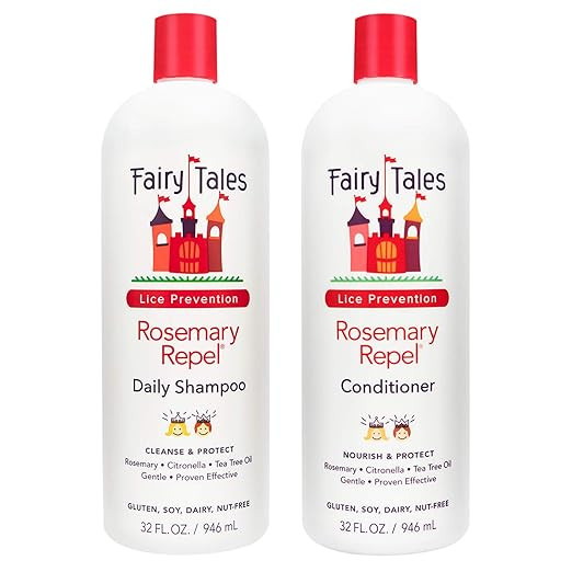 Fairy Tales Rosemary Repel Shampoo and Conditioner Duo - Kids' Favorite Scent, Lice Deterrent (Pa... | Amazon (US)