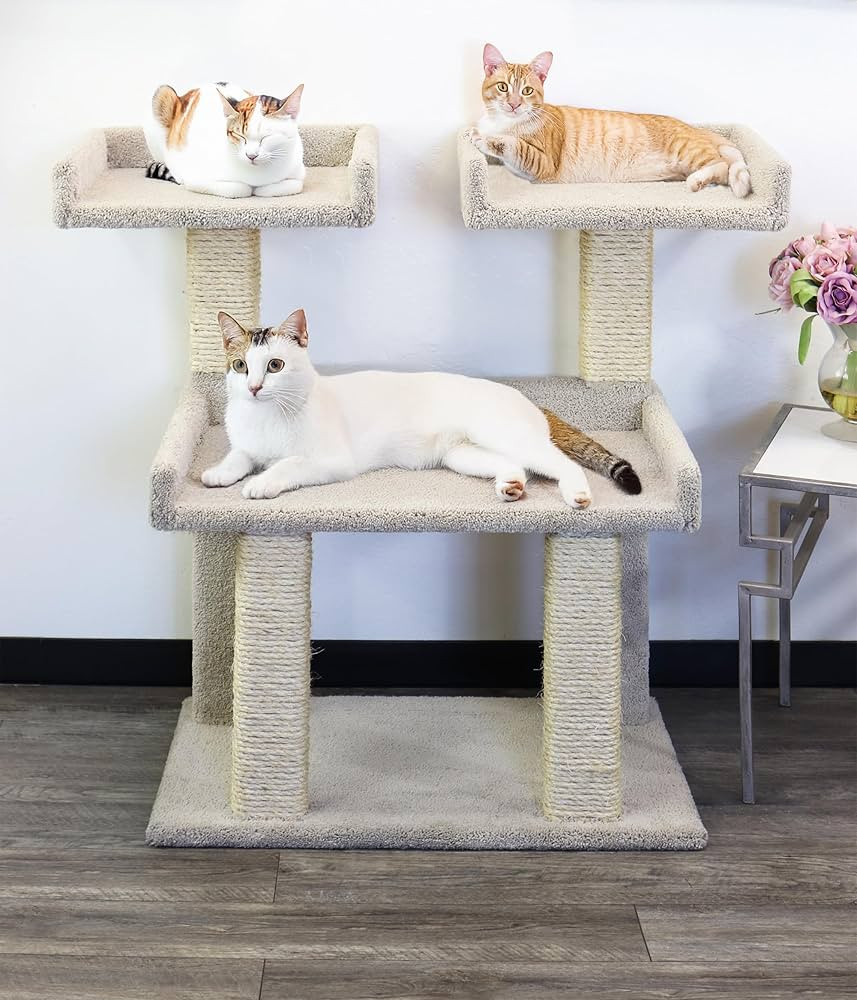 Prestige Cat Trees Maine Coon Deluxe Cat Perch – Made in USA Sturdy Solid-Wood Tower for Large ... | Amazon (US)