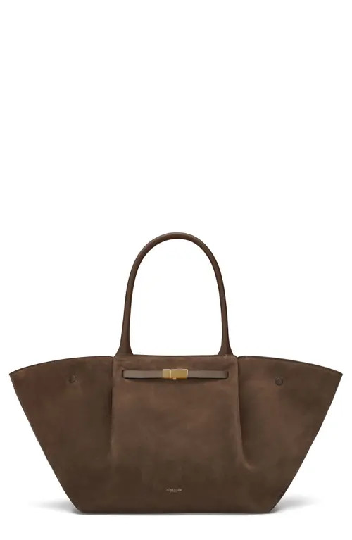 DeMellier New York Leather East/West Tote in Mocha/Mocha at Nordstrom | Nordstrom