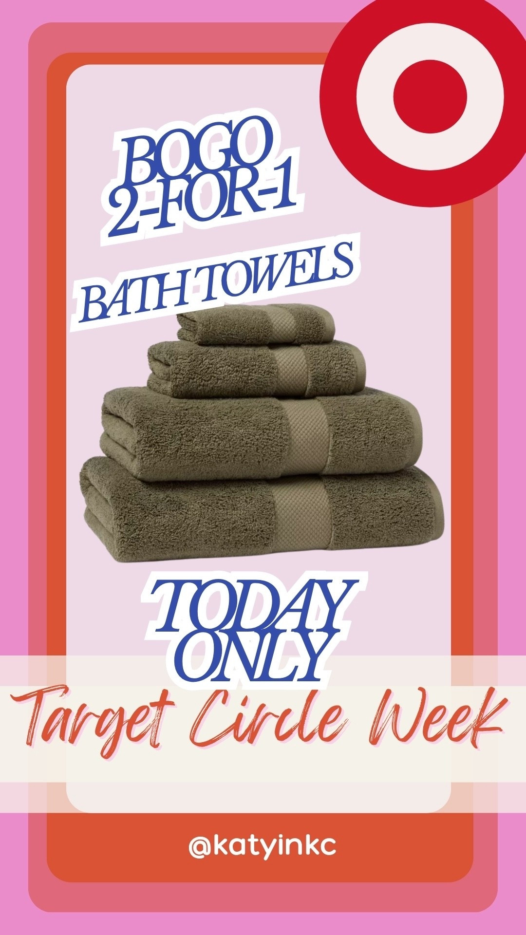 🛁✨ TODAY ONLY! ✨ Buy One, Get One FREE on Target bath + hand towels 🧼 Two for one = stock up on everyday essentials for less. Hurry, deal ends at midnight ⏰ Don’t miss this steal! 🛒 #TargetDeals #TargetStyle #TargetFinds #TargetDeals #TargetStyle #TargetHome #TargetFavorites #TargetHaul #BOGO #TargetBathroom #HomeEssentials #TargetMustHaves #BudgetHome #TargetRun

#LTKFamily #LTKSaleAlert #LTKHome