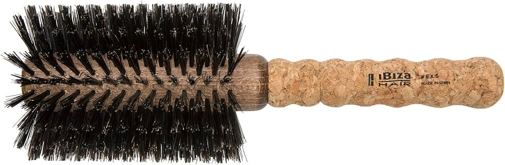 Ibiza Hair Professional Round Boar Hair Brush (EX Series), Lightweight with Reinforced Bristles &... | Amazon (US)