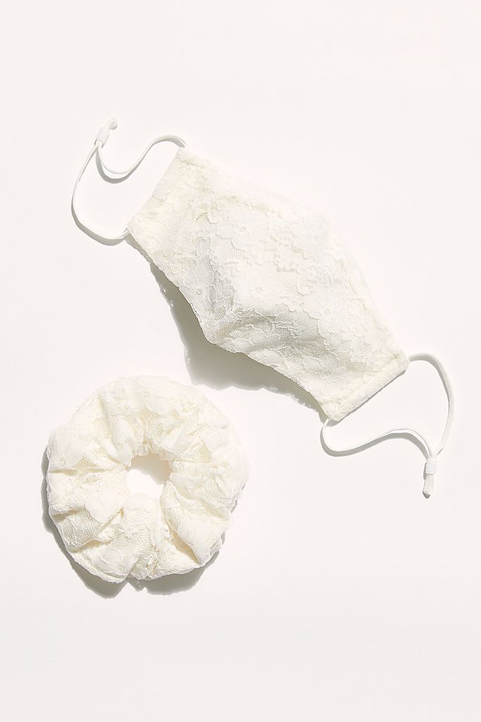 Lace Mask And Scrunchie Set | Free People (Global - UK&FR Excluded)