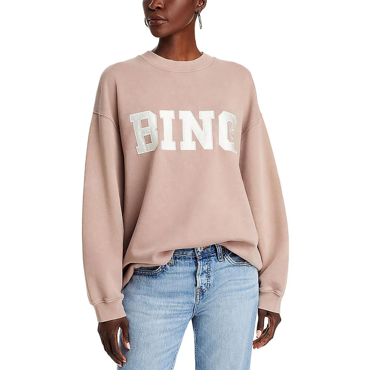 Womens Cotton Logo Sweatshirt | Shop Simon