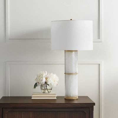 Antioch Illuminating Alabaster Table Lamp | Frontgate