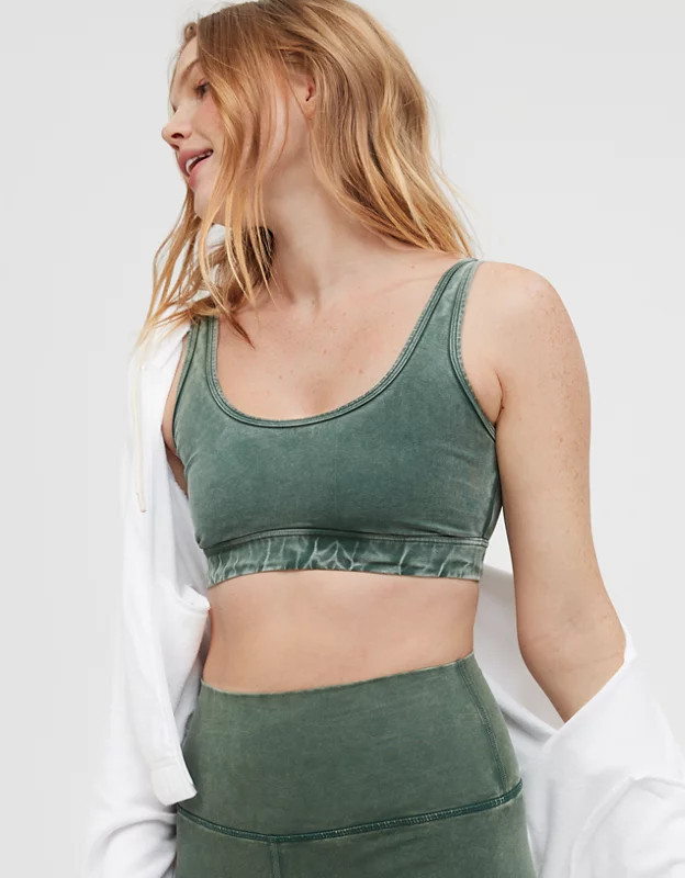 OFFLINE OG Washed Scoop Sports Bra | American Eagle Outfitters (US & CA)