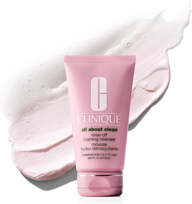 Clinique All About Clean Rinse-Off Foaming Face Wash | Face Cleanser With Hyaluronic Acid + Glyce... | Amazon (US)