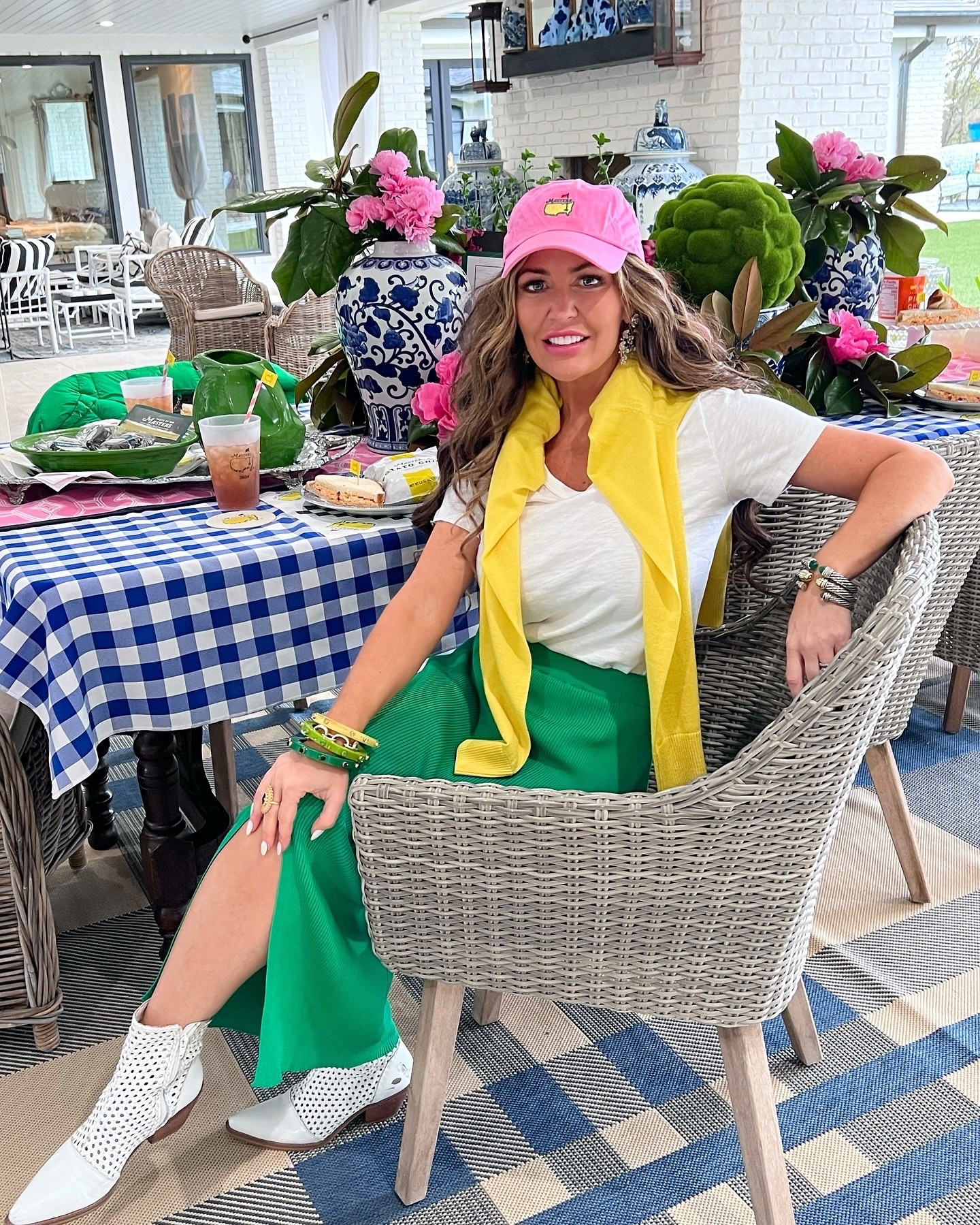 Come have a seat, Masters week or basically any week with something to celebrate 🙋🏼‍♀️