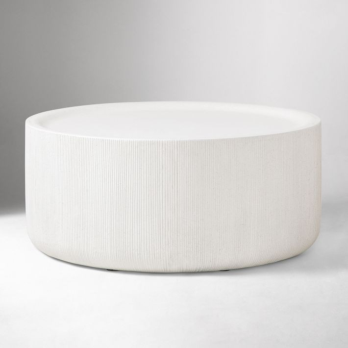 Kos Indoor/Outdoor Concrete Coffee Table (34") | West Elm (US)