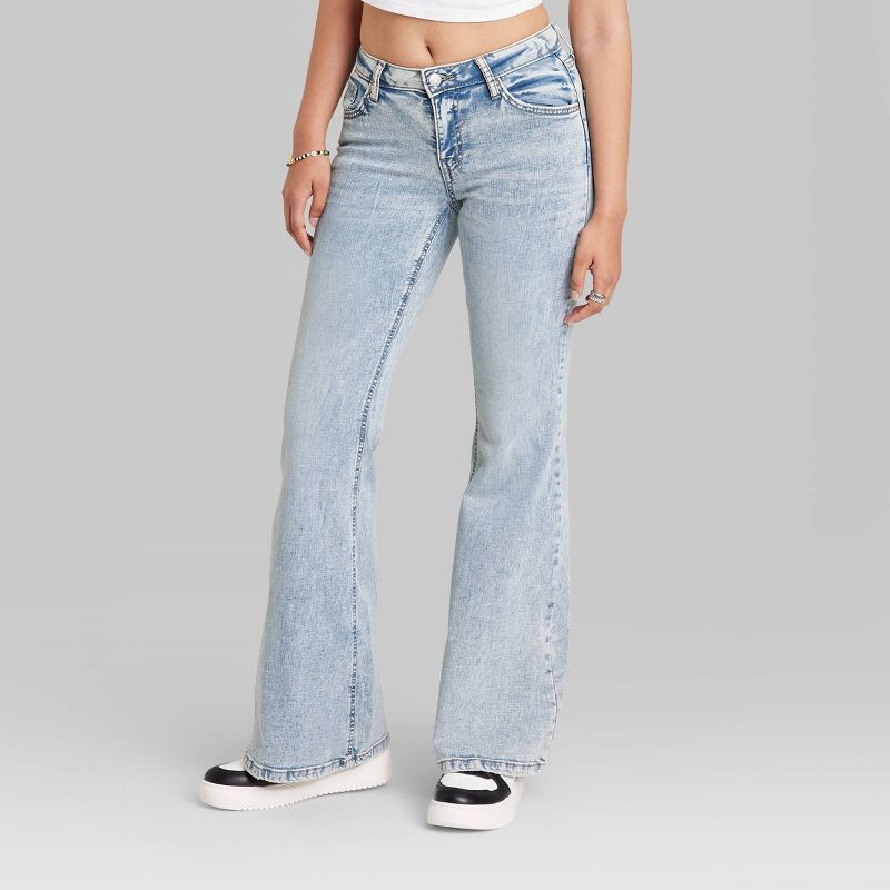 Women's High-Rise Flare Jeans - Wild Fable™ Light Wash | Target