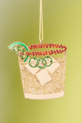 BaubleBar x Anthropologie Jeweled Cocktail Ornament | Anthropologie (US)