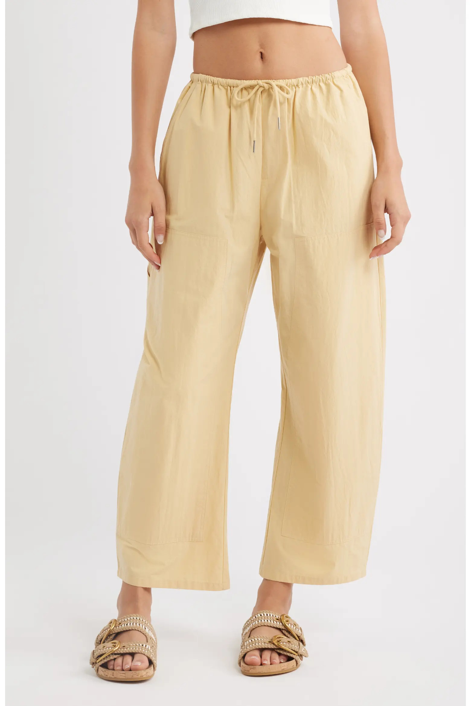 Theo Cotton Drawstring Pants (Women) | Nordstrom | Nordstrom