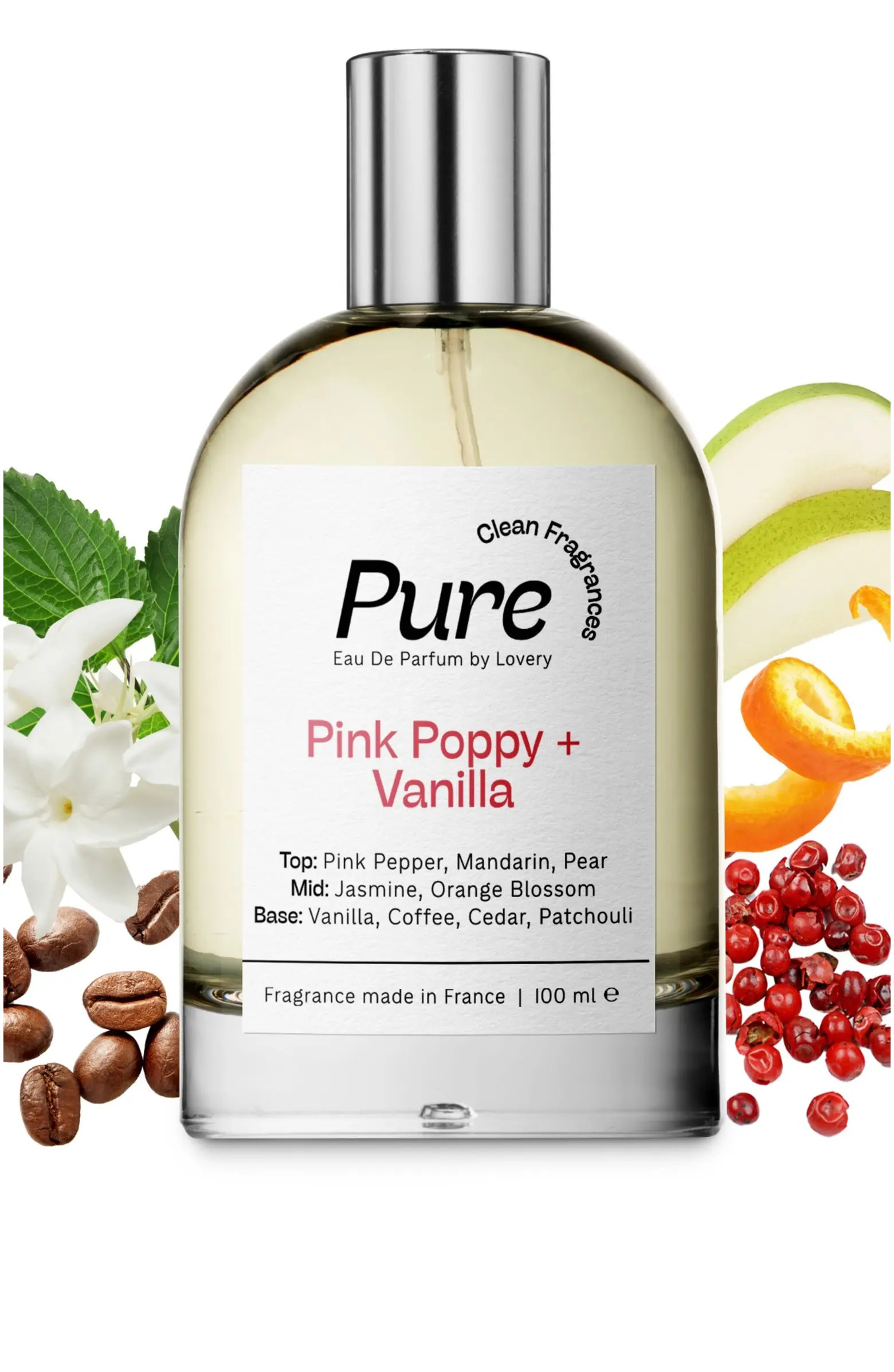 Pure Pink Poppy and Vanilla Eau de Parfum Spray, Made in France, 3.4 oz | Nordstrom