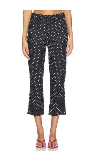 FAITHFULL Iria Capri Pant in Black. - size L | Revolve Clothing (Global)