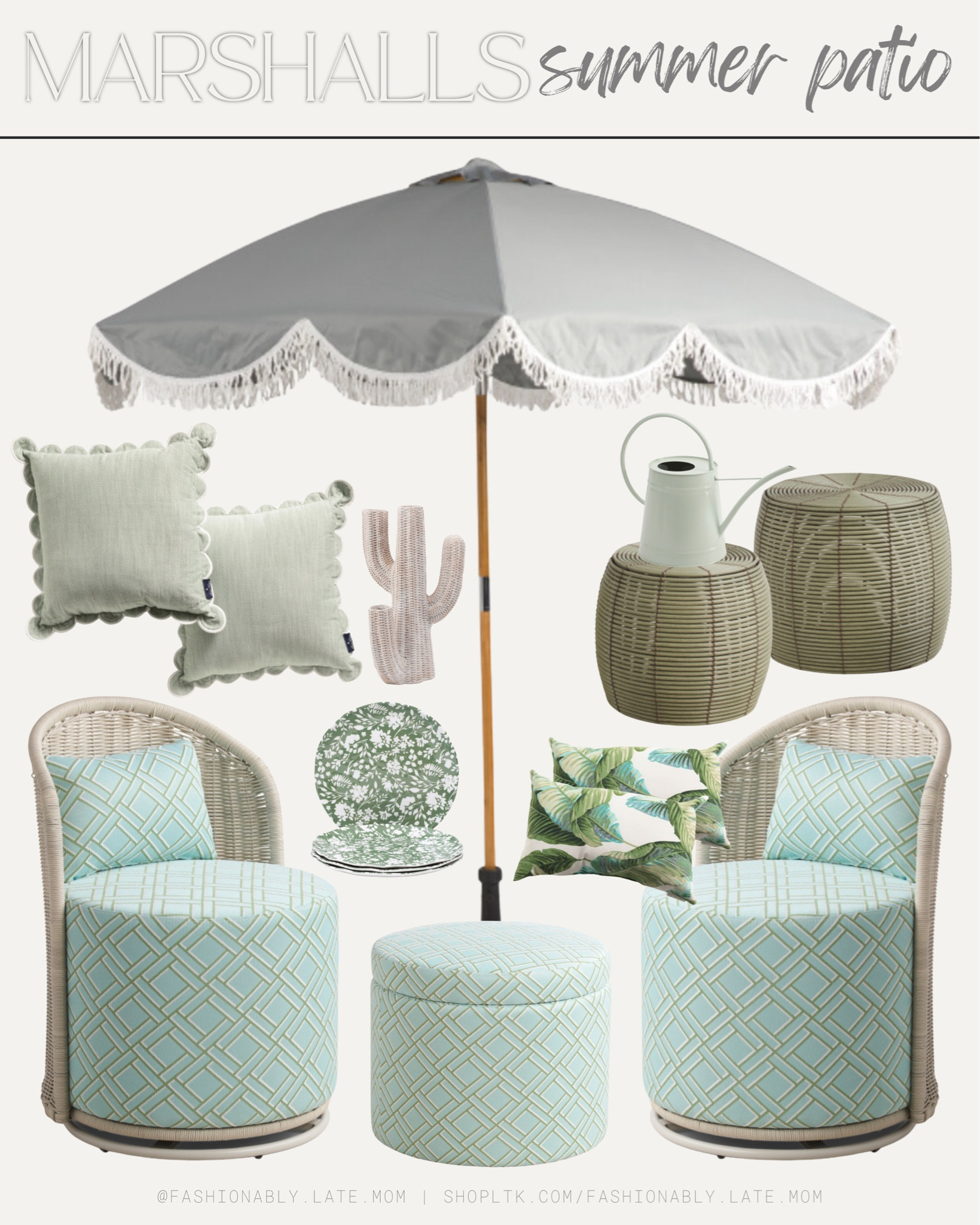 Marshall’s Summer Patio Decor

Home style
Patio furniture
Spring home accents
Spring wall art
Raffia furniture
Bamboo furniture
Wicker furniture
Patio chairs
Summer Entertaining
Pool float
Pool furniture
Home decor
Affordable home
Glassware
Cookware
Aesthetic home
Silk robe
Silk pillowcase
Area rug
Accent chair
Living room furniture
Home style
Kitchen appliances
Walmart home
Home refresh
Dutch oven
Affordable home
Accent chairs

#LTKStyleTip #LTKSeasonal #LTKHome