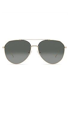 DIFF EYEWEAR Dash in Gold & G15 Gradient from Revolve.com | Revolve Clothing (Global)