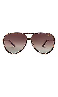 Quay High Profile Polarized Sunglasses in Brown Tort & Brown from Revolve.com | Revolve Clothing (Global)