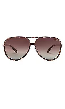 Quay High Profile Polarized Sunglasses in Brown Tort & Brown from Revolve.com | Revolve Clothing (Global)