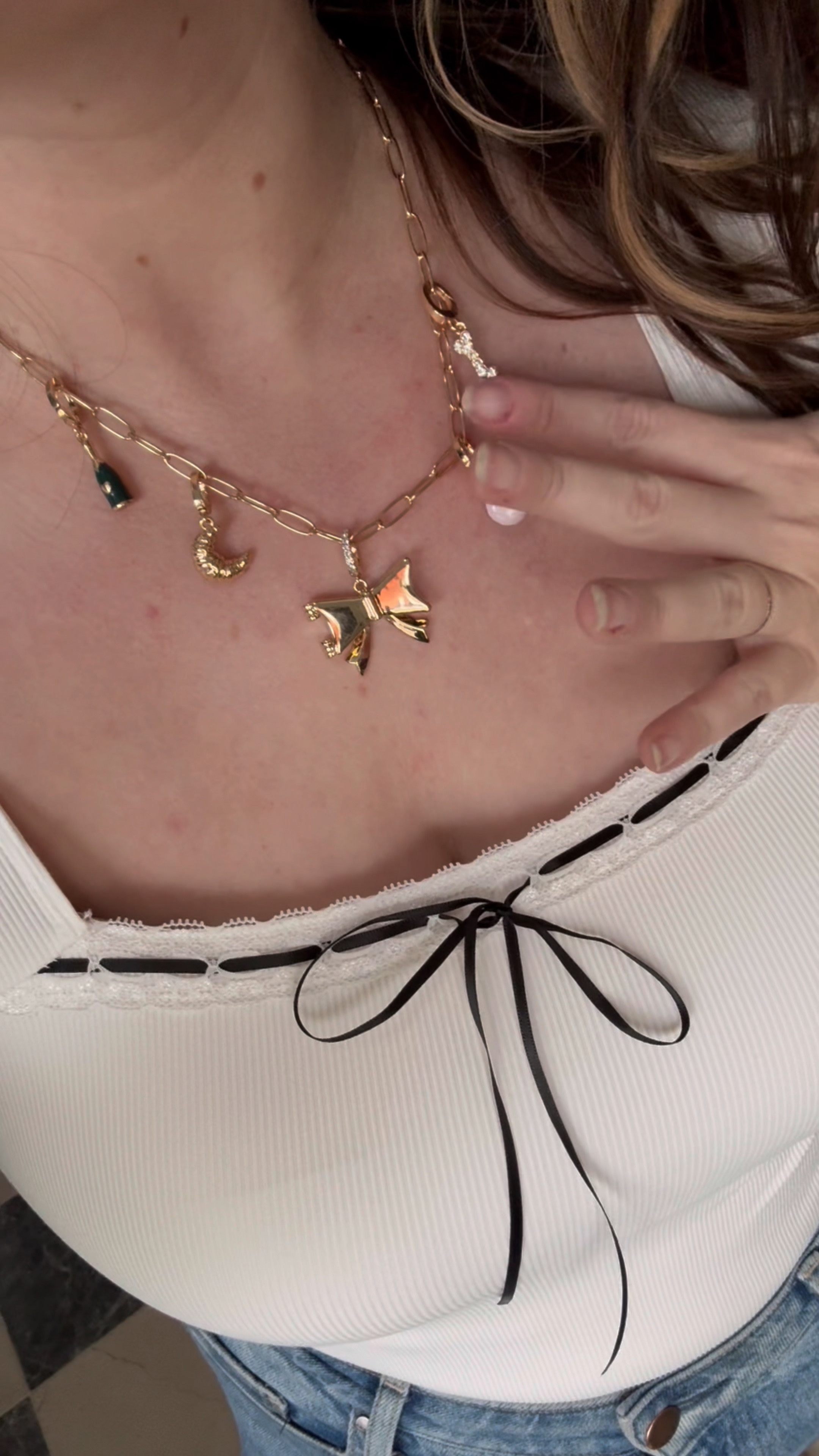 Cutest Christmas gift idea for her: a custom charm necklace from Target!  #giftideas #giftsforher #jewelry #charmnecklace #target #targetfinds 

#LTKGiftGuide #LTKSeasonal #LTKHoliday