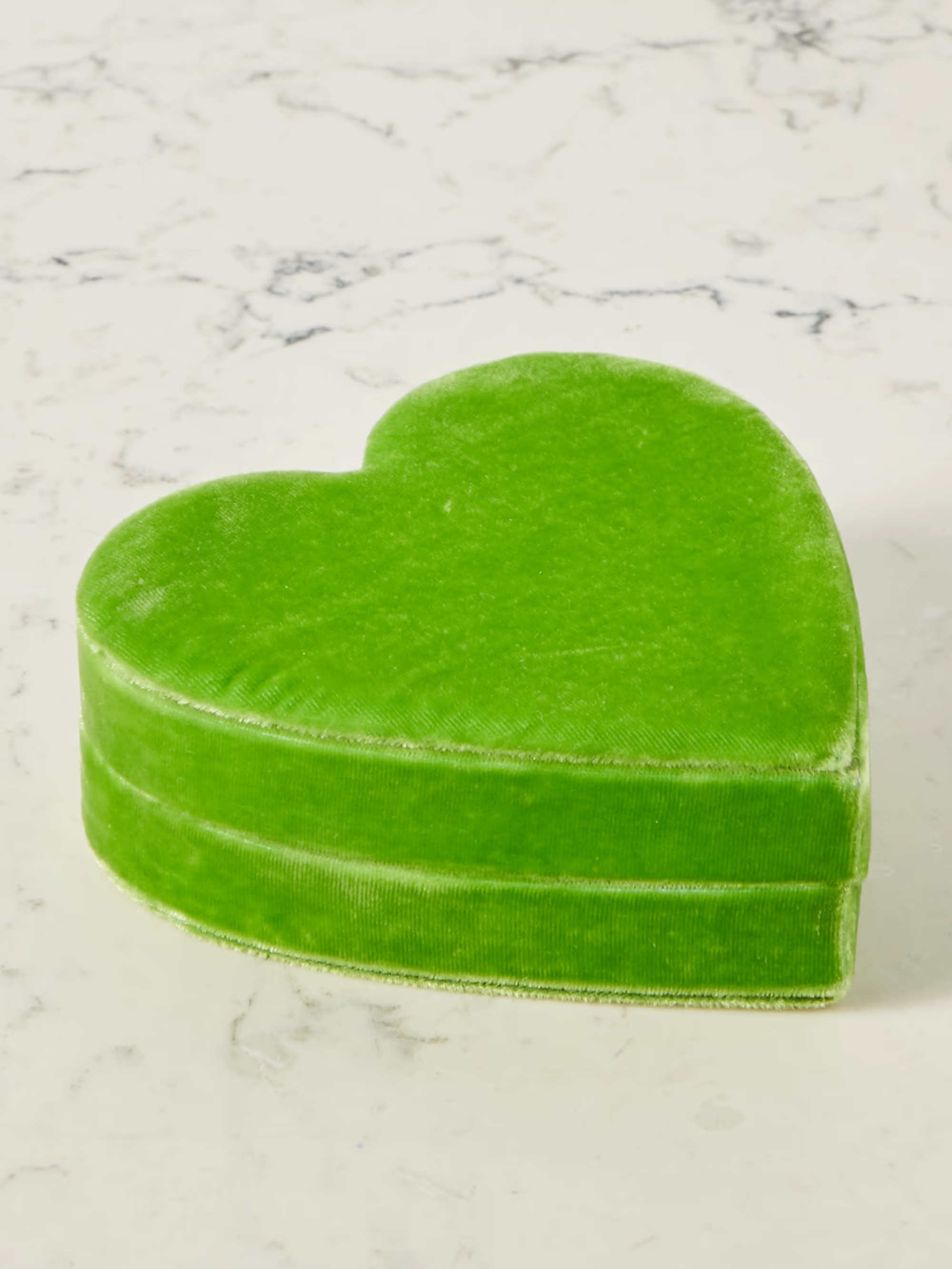 Small Heart velvet jewelry box | NET-A-PORTER (US)