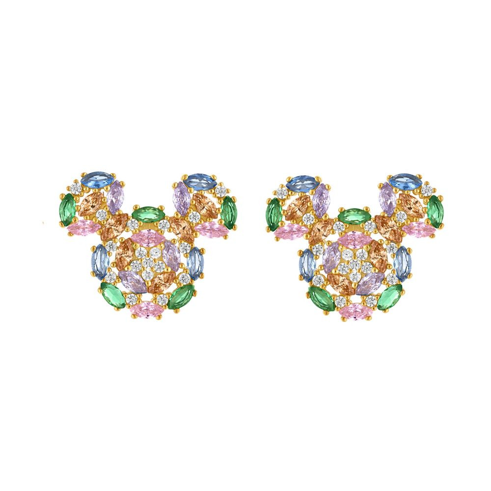 Mickey Mouse Multi-Color Icon Stud Earrings by Rebecca Hook | Disney Store