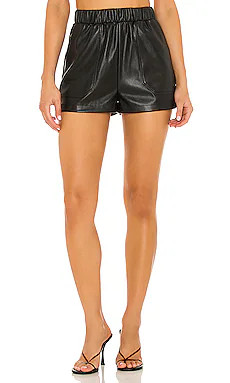 Steve Madden Faux The Record Short in Black from Revolve.com | Revolve Clothing (Global)