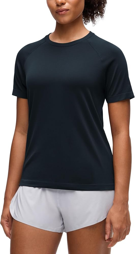 CRZ YOGA Flex Seamless Relaxed T-Shirt Hip Length | Amazon (US)